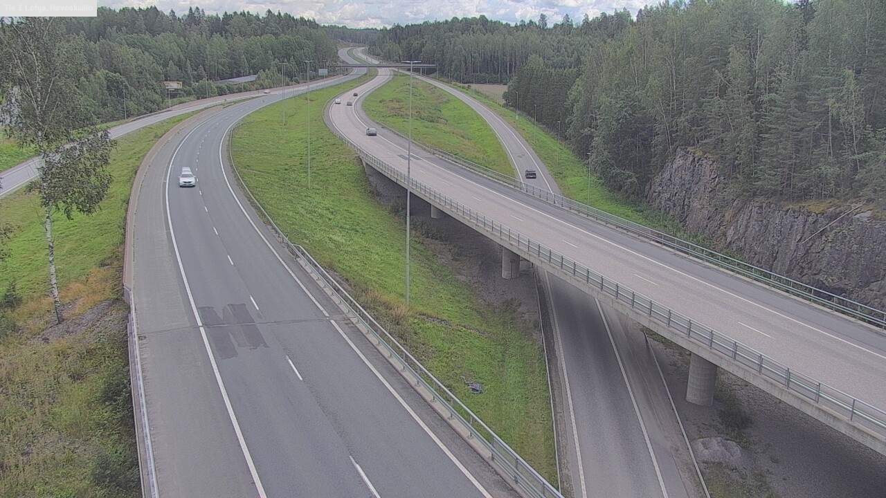 Weather Camera Image Road 1 Lohja, Hevoskallio, Lohja, Uusimaa