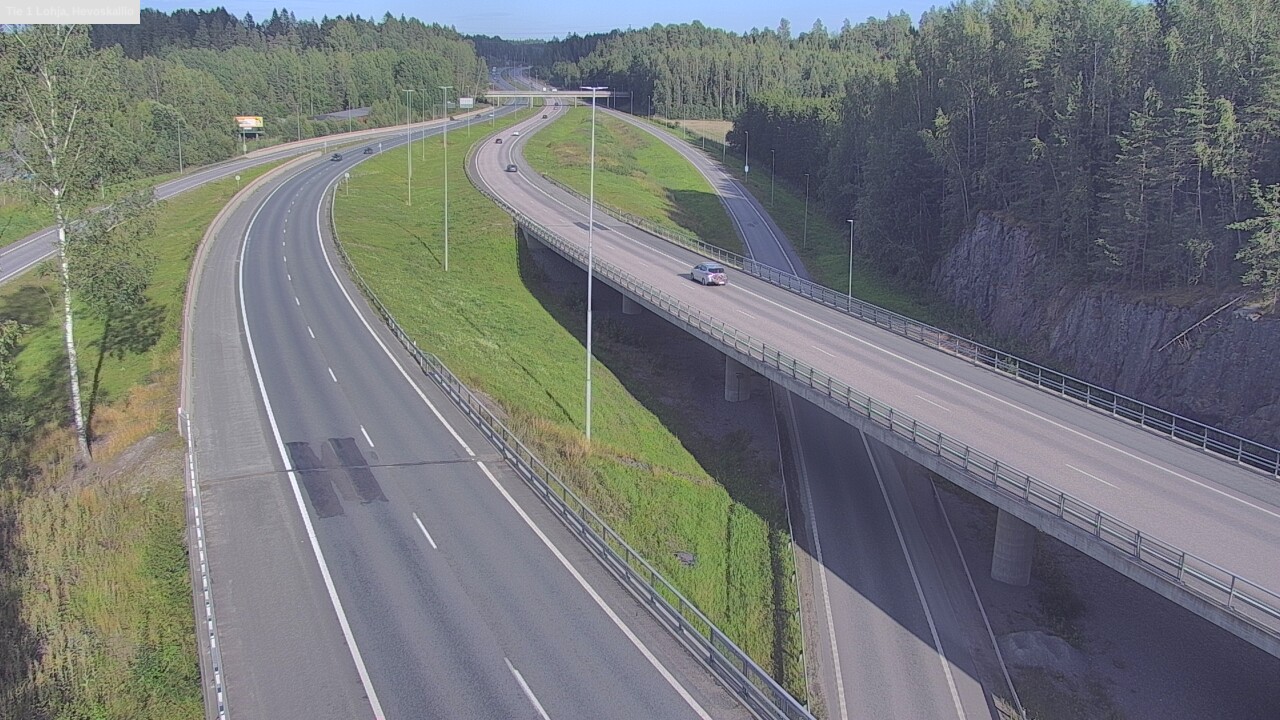 Weather Camera Image Road 1 Lohja, Hevoskallio, Lohja, Uusimaa