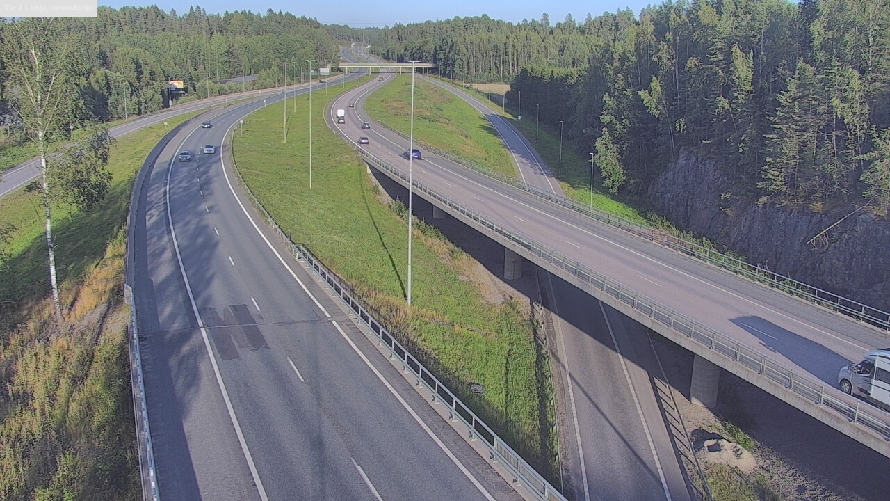 Weather Camera Image Road 1 Lohja, Hevoskallio, Lohja, Uusimaa