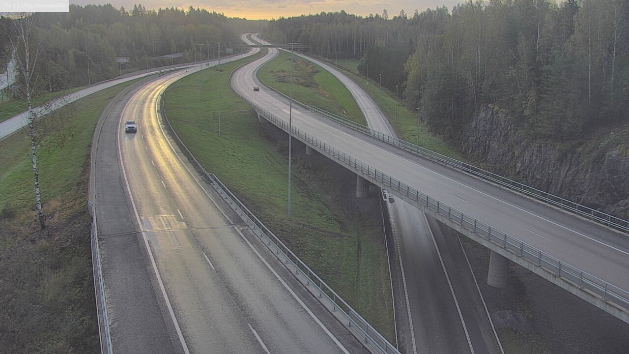 Weather Camera Image Road 1 Lohja, Hevoskallio, Lohja, Uusimaa