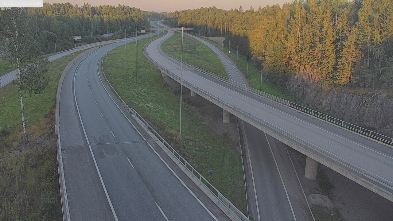Weather Camera Image Road 1 Lohja, Hevoskallio, Lohja, Uusimaa