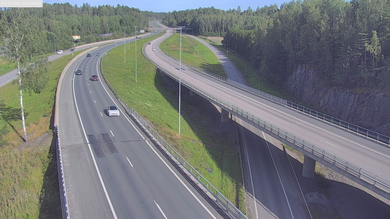Weather Camera Image Road 1 Lohja, Hevoskallio, Lohja, Uusimaa