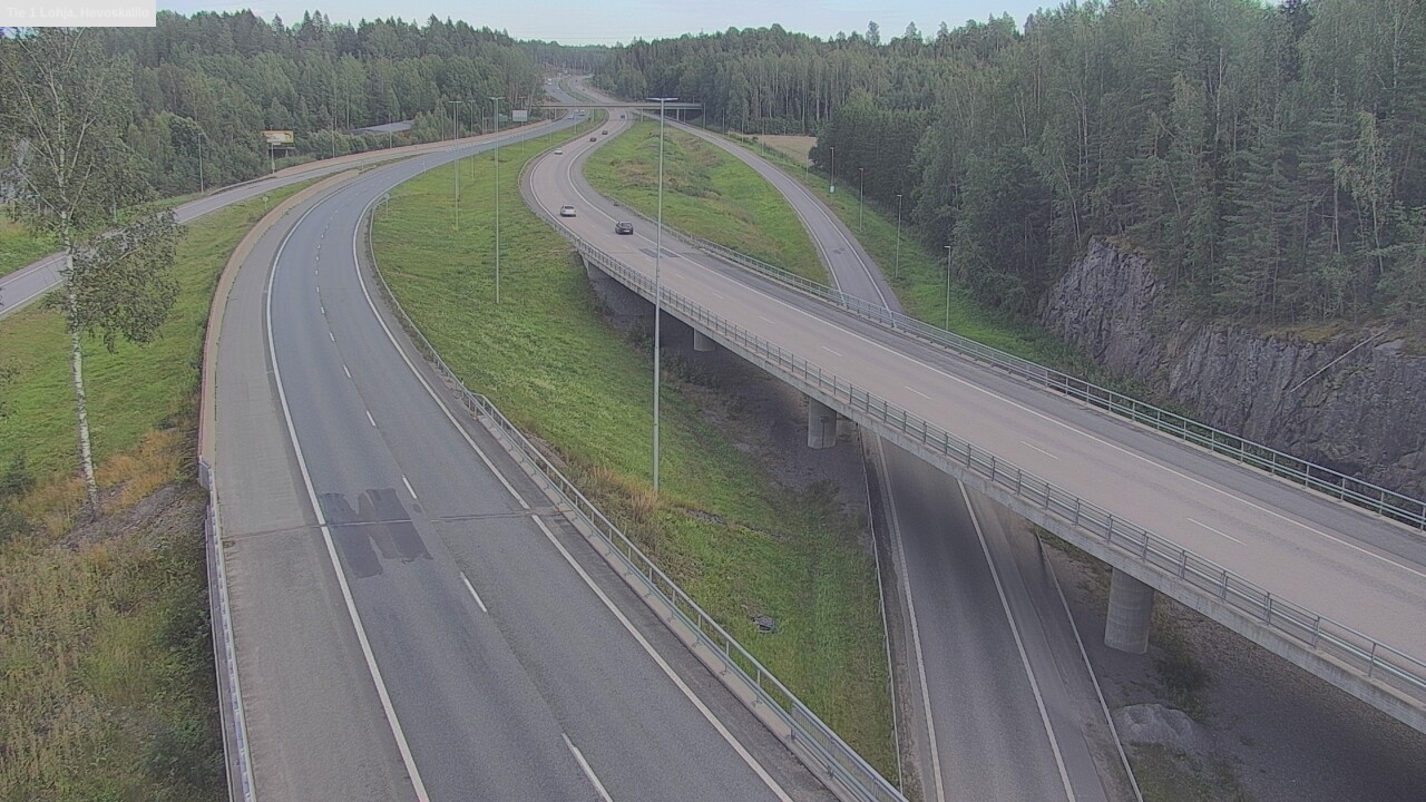 Weather Camera Image Road 1 Lohja, Hevoskallio, Lohja, Uusimaa