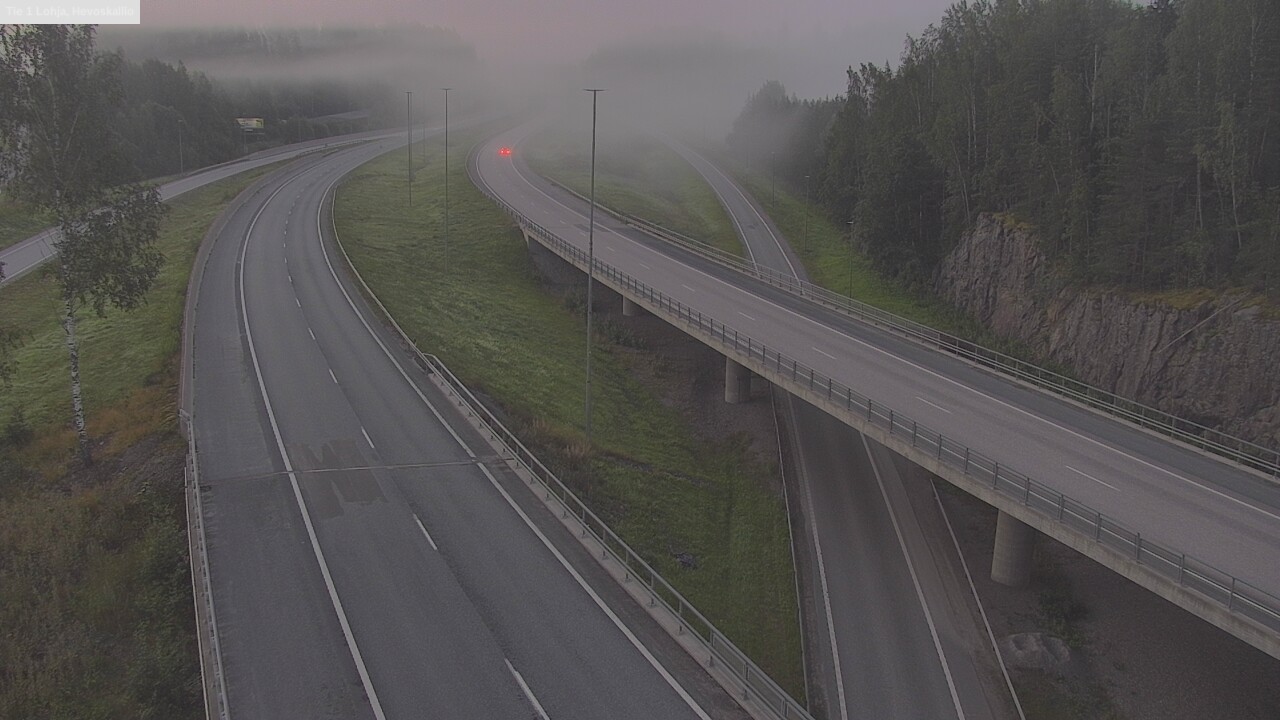 Weather Camera Image Road 1 Lohja, Hevoskallio, Lohja, Uusimaa