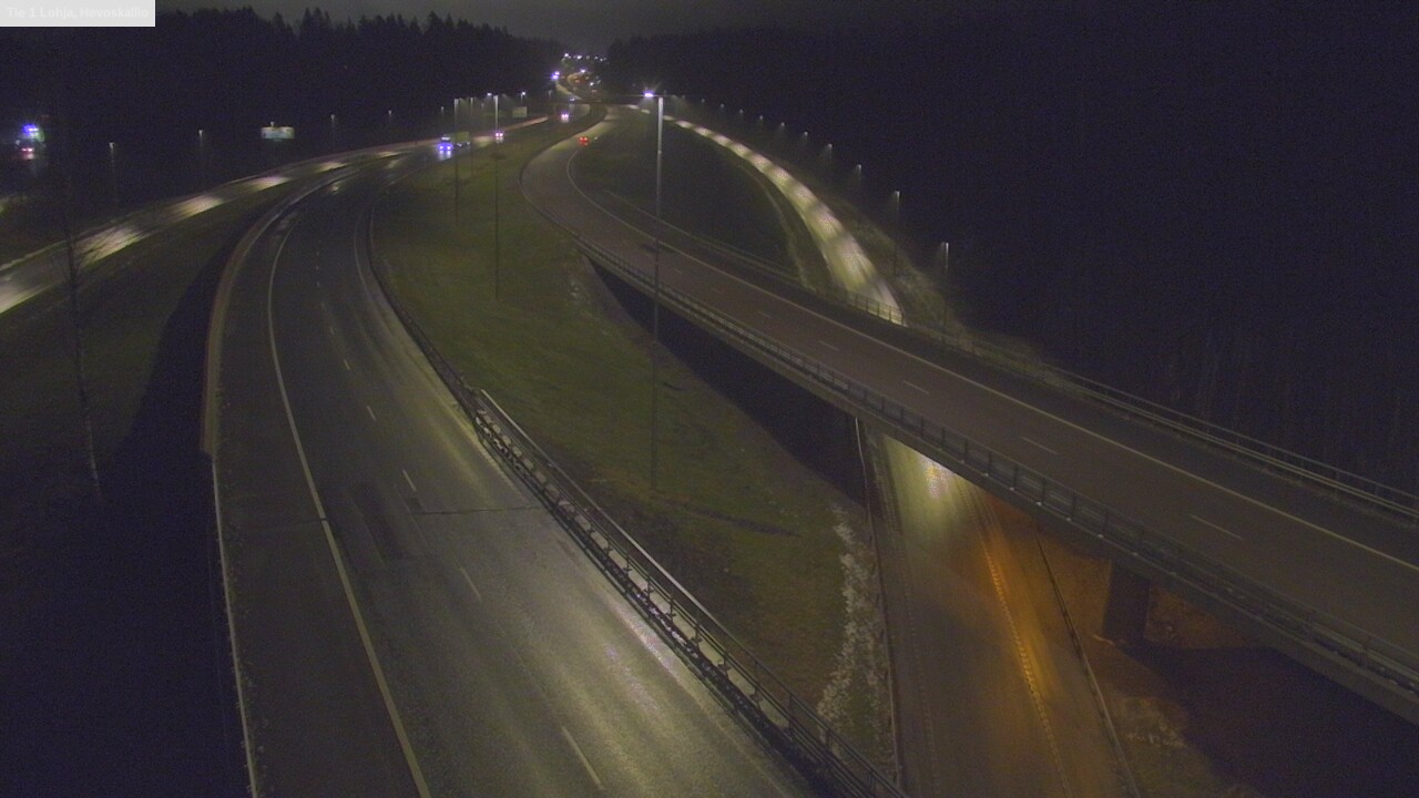 Weather Camera Image Road 1 Lohja, Hevoskallio, Lohja, Uusimaa