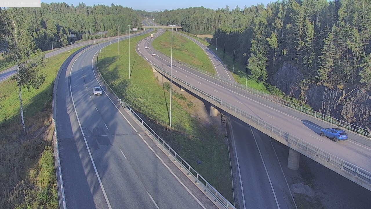 Weather Camera Image Road 1 Lohja, Hevoskallio, Lohja, Uusimaa
