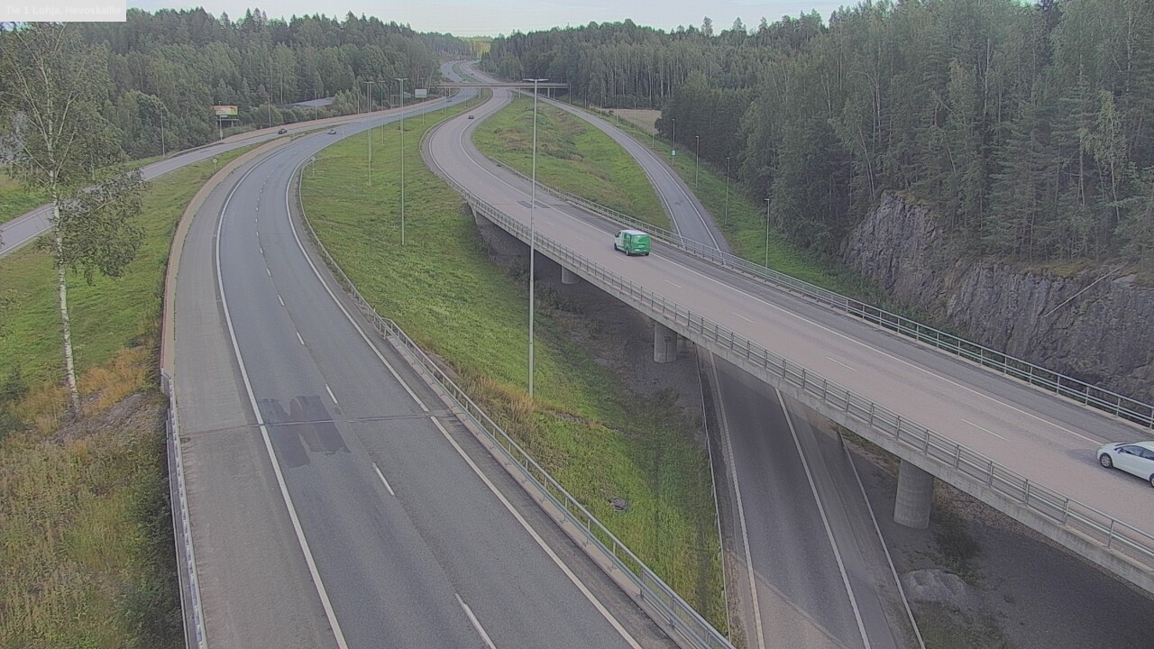 Weather Camera Image Road 1 Lohja, Hevoskallio, Lohja, Uusimaa