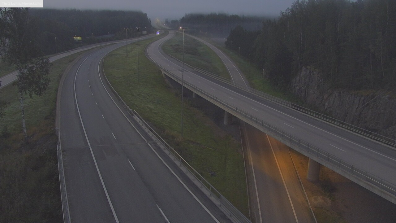 Weather Camera Image Road 1 Lohja, Hevoskallio, Lohja, Uusimaa