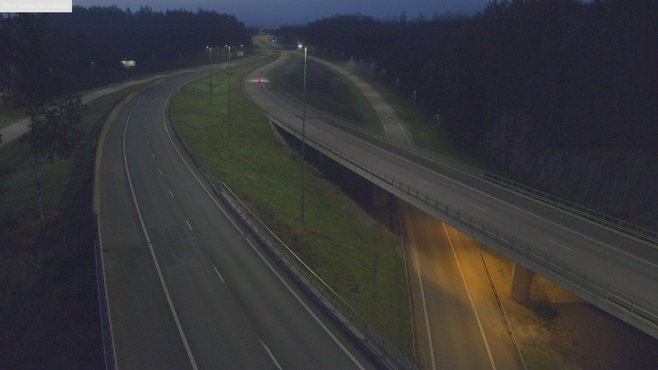 Weather Camera Image Road 1 Lohja, Hevoskallio, Lohja, Uusimaa