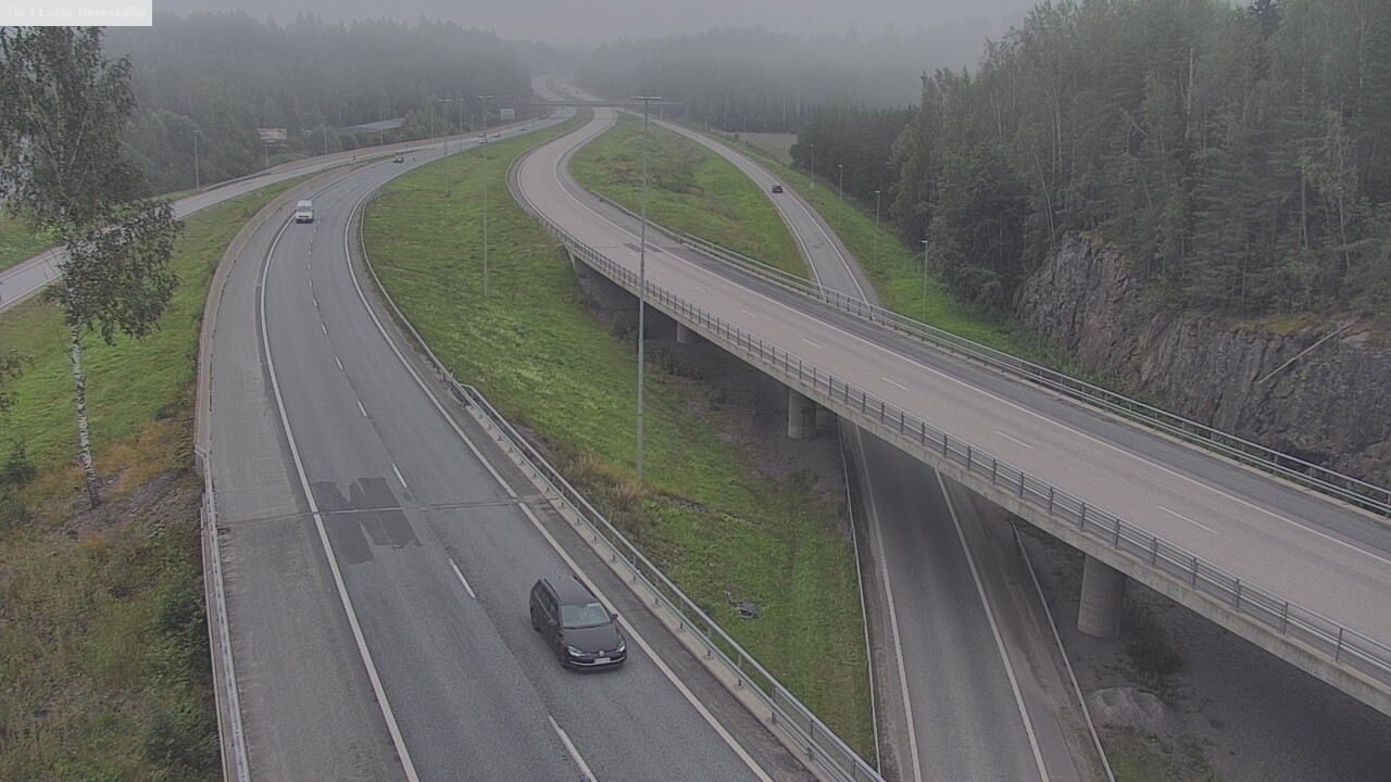 Weather Camera Image Road 1 Lohja, Hevoskallio, Lohja, Uusimaa