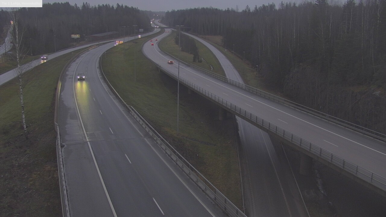 Weather Camera Image Väg 1 Lojo, Hevoskallio, Lohja, Uusimaa