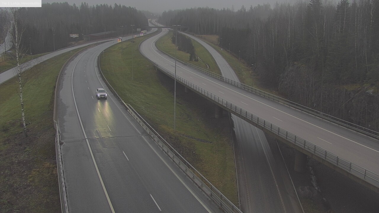 Weather Camera Image Väg 1 Lojo, Hevoskallio, Lohja, Uusimaa