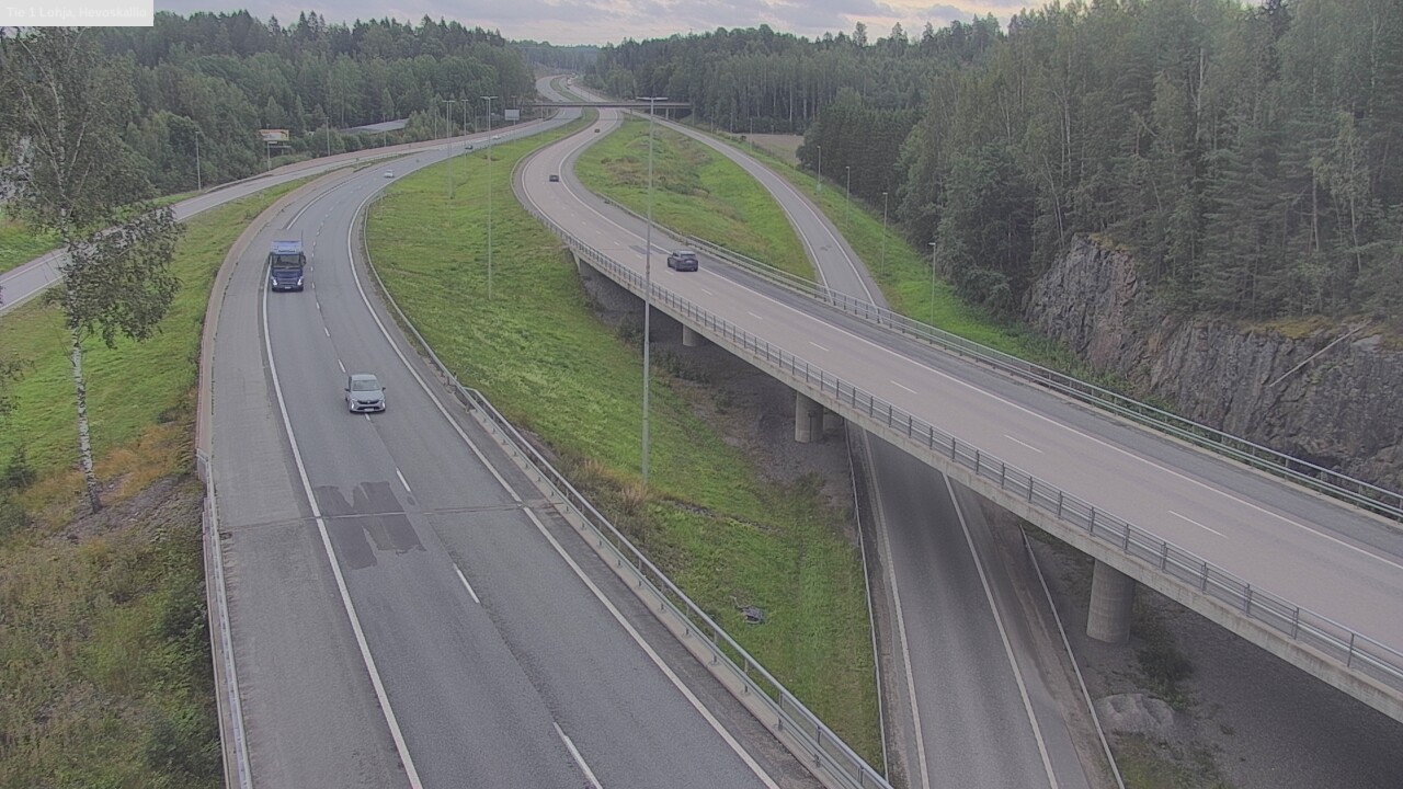 Weather Camera Image Road 1 Lohja, Hevoskallio, Lohja, Uusimaa