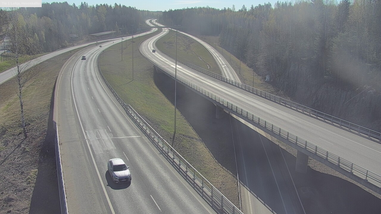 Weather Camera Image Väg 1 Lojo, Hevoskallio, Lohja, Uusimaa
