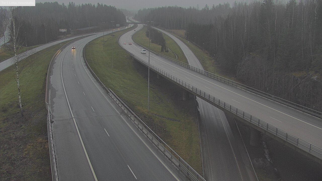 Weather Camera Image Väg 1 Lojo, Hevoskallio, Lohja, Uusimaa