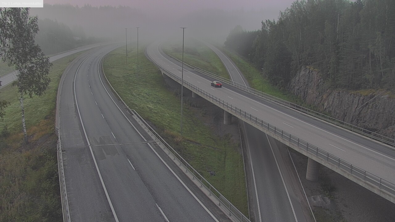 Weather Camera Image Road 1 Lohja, Hevoskallio, Lohja, Uusimaa