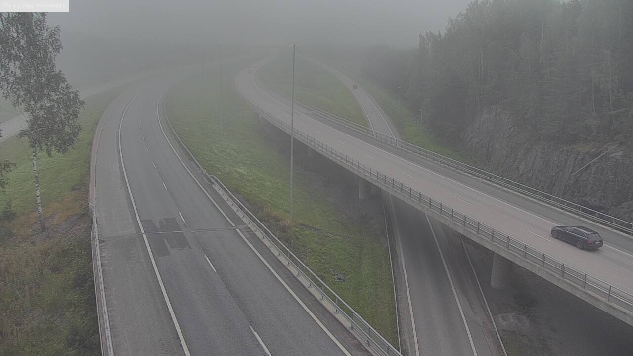 Weather Camera Image Road 1 Lohja, Hevoskallio, Lohja, Uusimaa