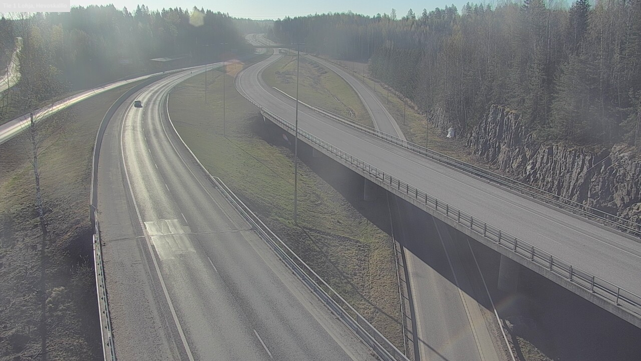Weather Camera Image Väg 1 Lojo, Hevoskallio, Lohja, Uusimaa