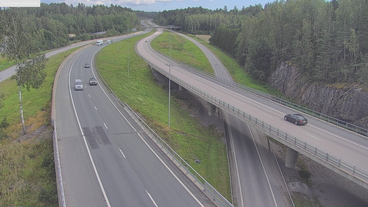 Weather Camera Image Road 1 Lohja, Hevoskallio, Lohja, Uusimaa