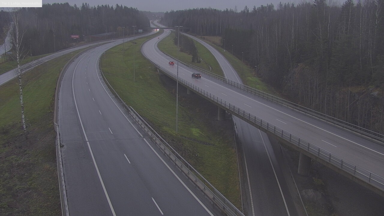 Weather Camera Image Väg 1 Lojo, Hevoskallio, Lohja, Uusimaa