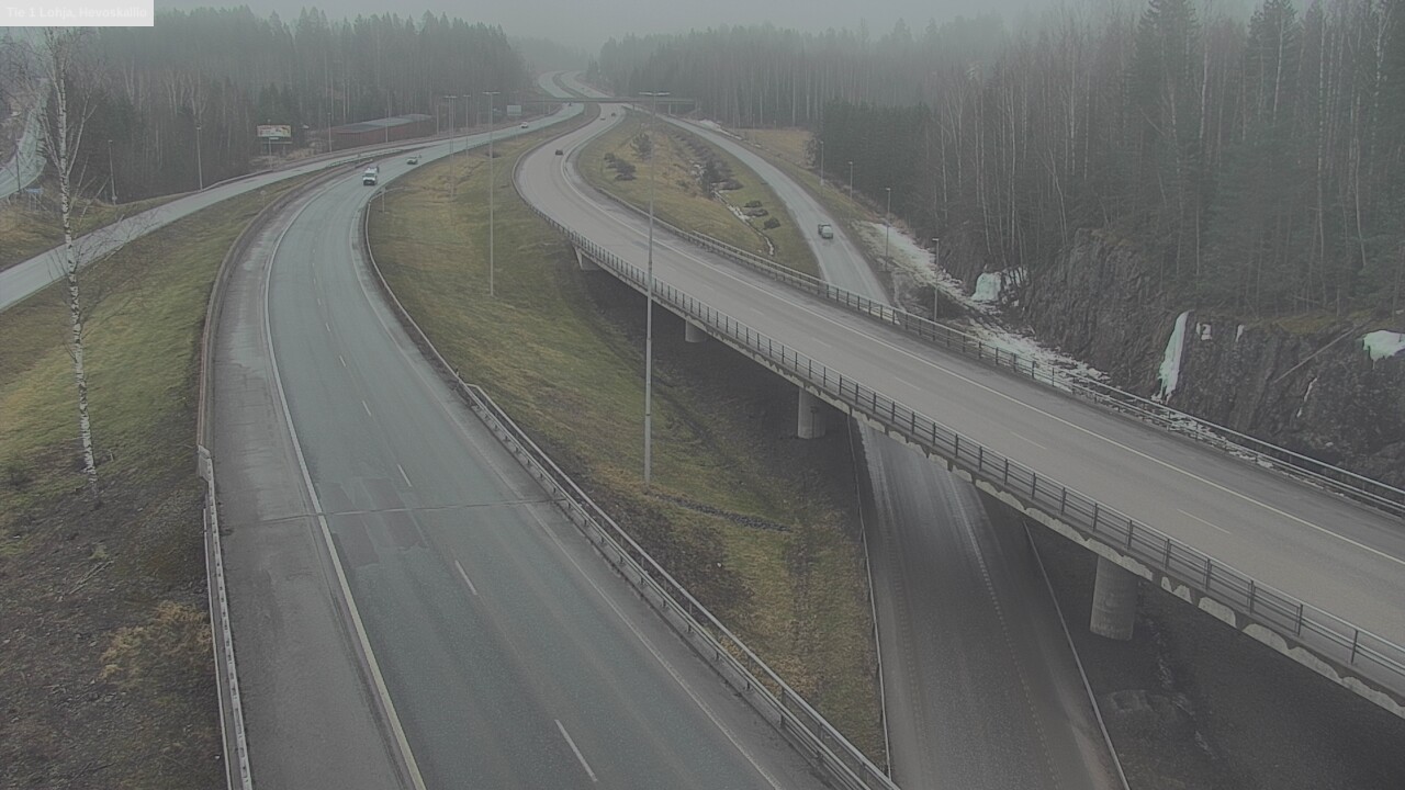 Weather Camera Image Road 1 Lohja, Hevoskallio, Lohja, Uusimaa
