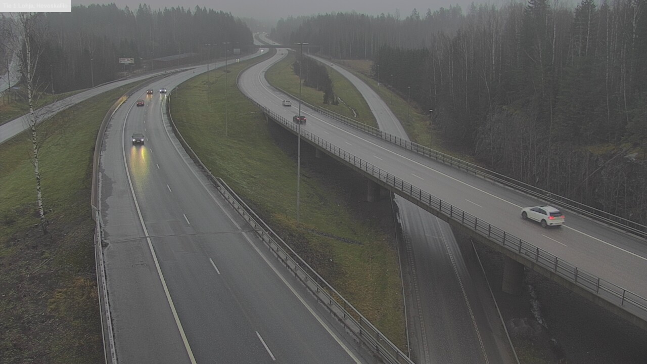 Weather Camera Image Väg 1 Lojo, Hevoskallio, Lohja, Uusimaa