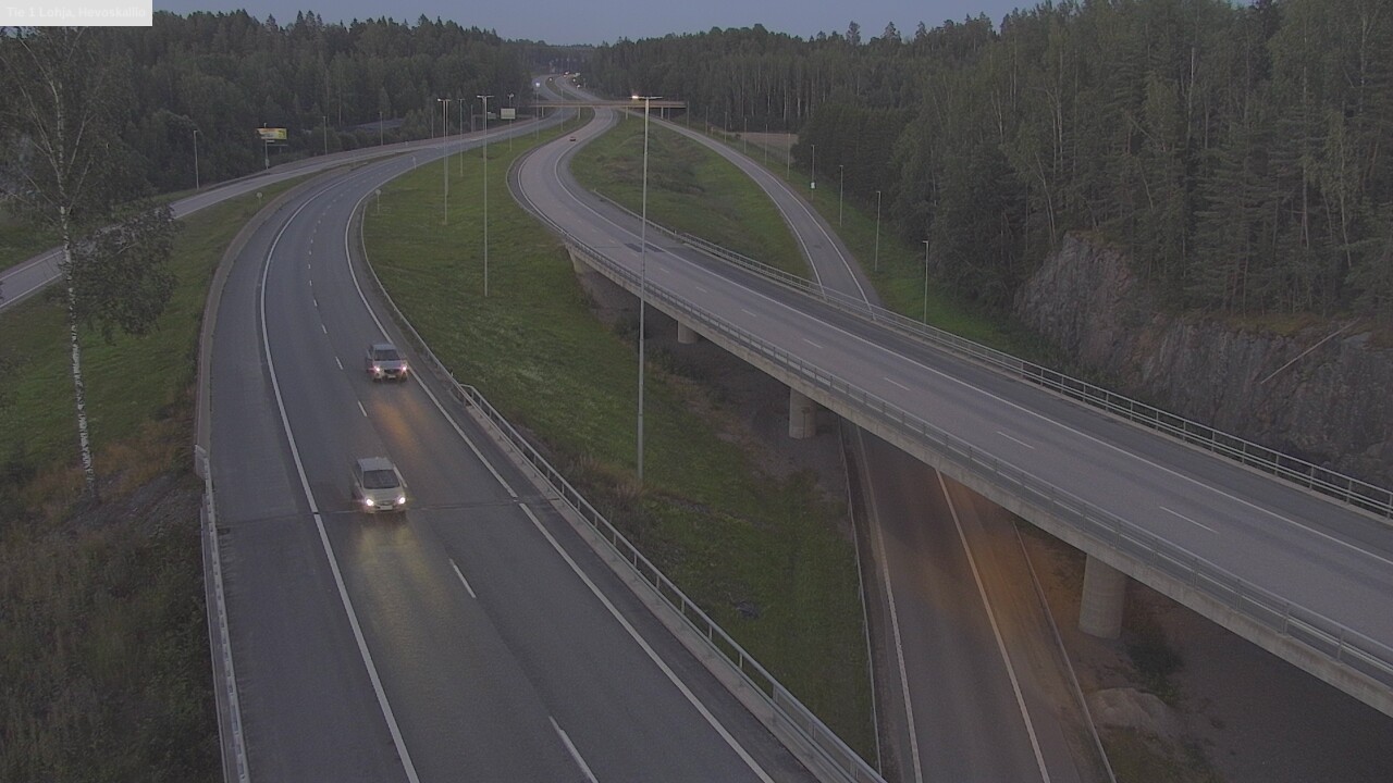 Weather Camera Image Road 1 Lohja, Hevoskallio, Lohja, Uusimaa