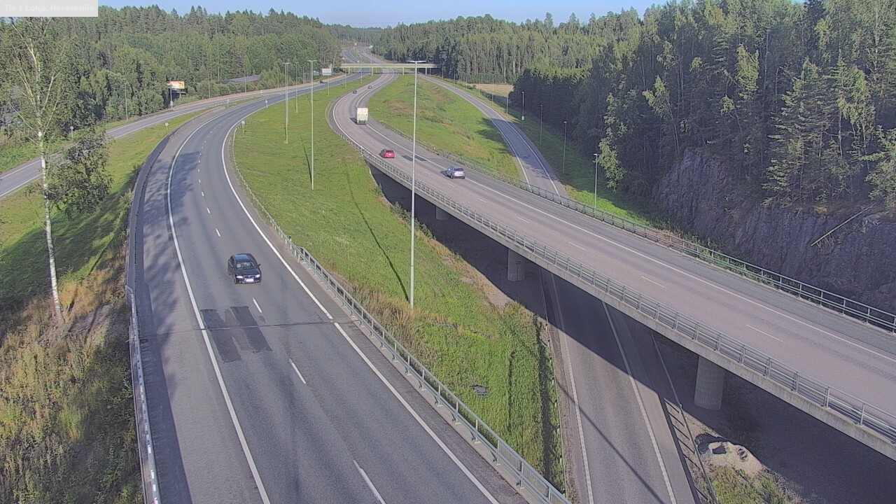 Weather Camera Image Road 1 Lohja, Hevoskallio, Lohja, Uusimaa