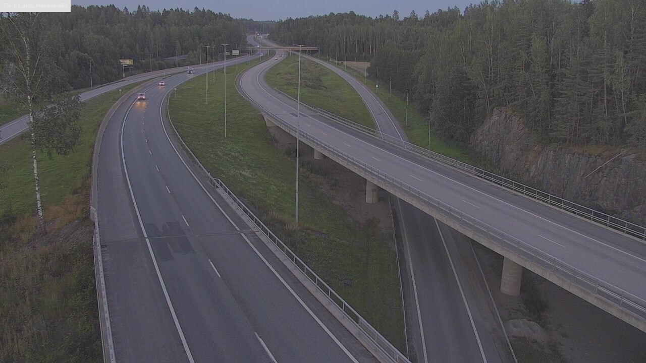 Weather Camera Image Road 1 Lohja, Hevoskallio, Lohja, Uusimaa