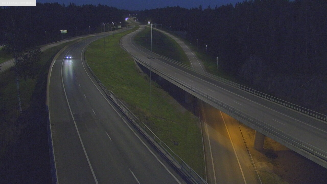 Weather Camera Image Road 1 Lohja, Hevoskallio, Lohja, Uusimaa