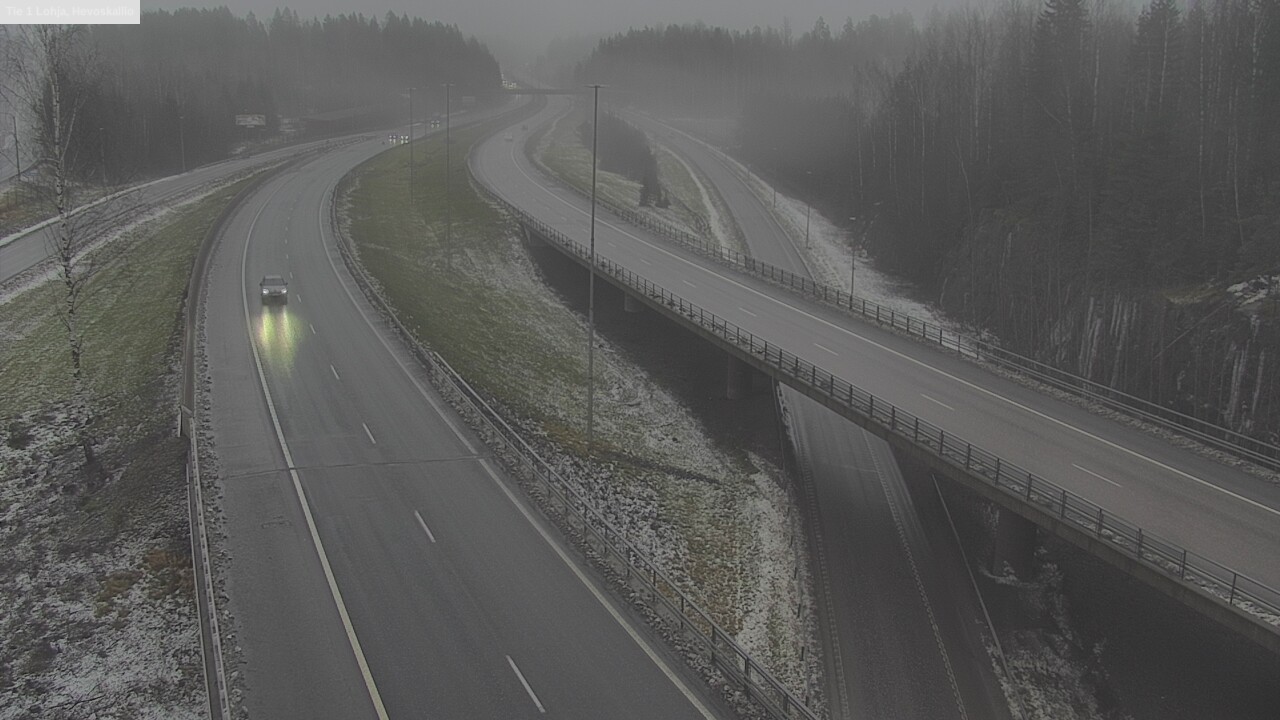 Weather Camera Image Väg 1 Lojo, Hevoskallio, Lohja, Uusimaa