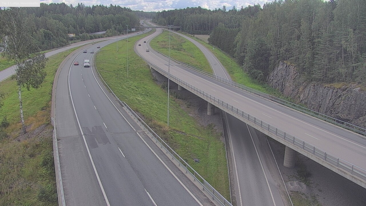 Weather Camera Image Road 1 Lohja, Hevoskallio, Lohja, Uusimaa