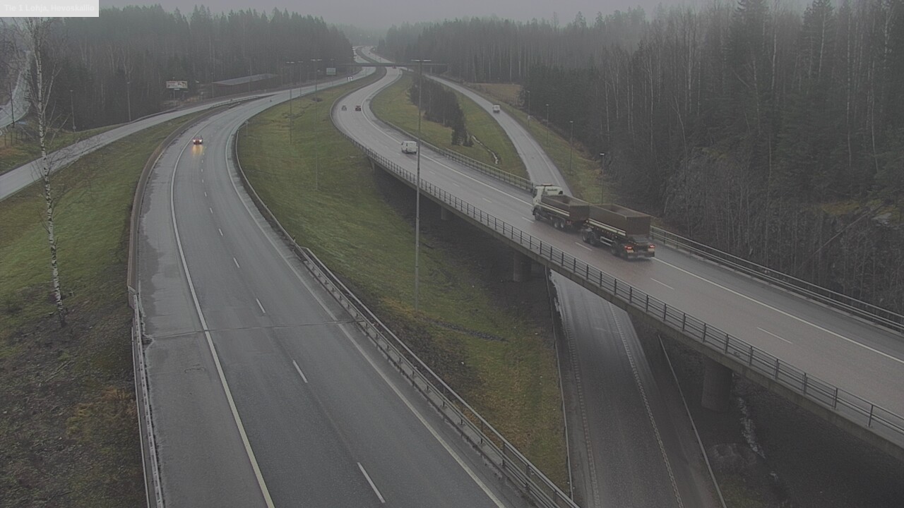 Weather Camera Image Väg 1 Lojo, Hevoskallio, Lohja, Uusimaa