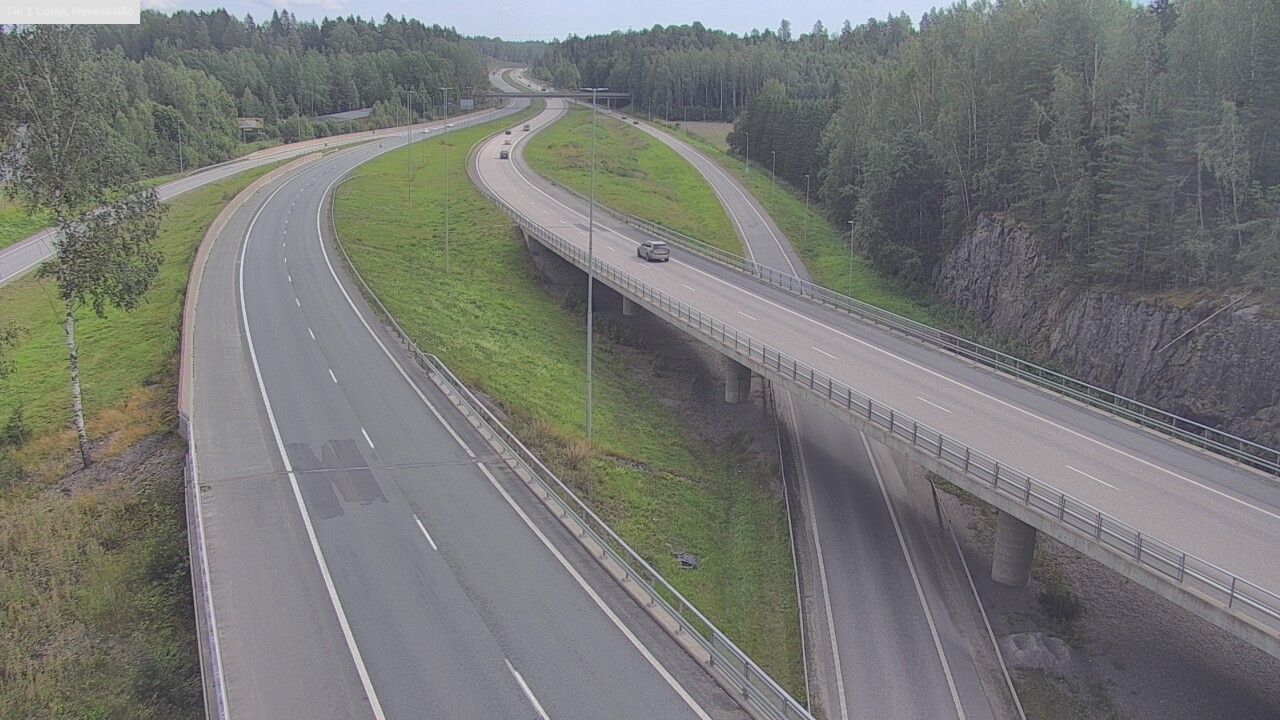 Weather Camera Image Väg 1 Lojo, Hevoskallio, Lohja, Uusimaa