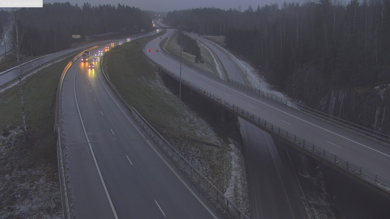 Weather Camera Image Road 1 Lohja, Hevoskallio, Lohja, Uusimaa