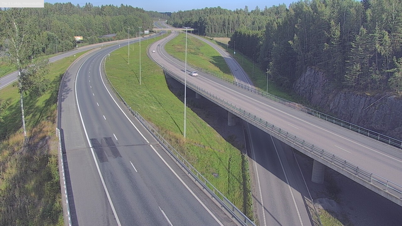 Weather Camera Image Road 1 Lohja, Hevoskallio, Lohja, Uusimaa