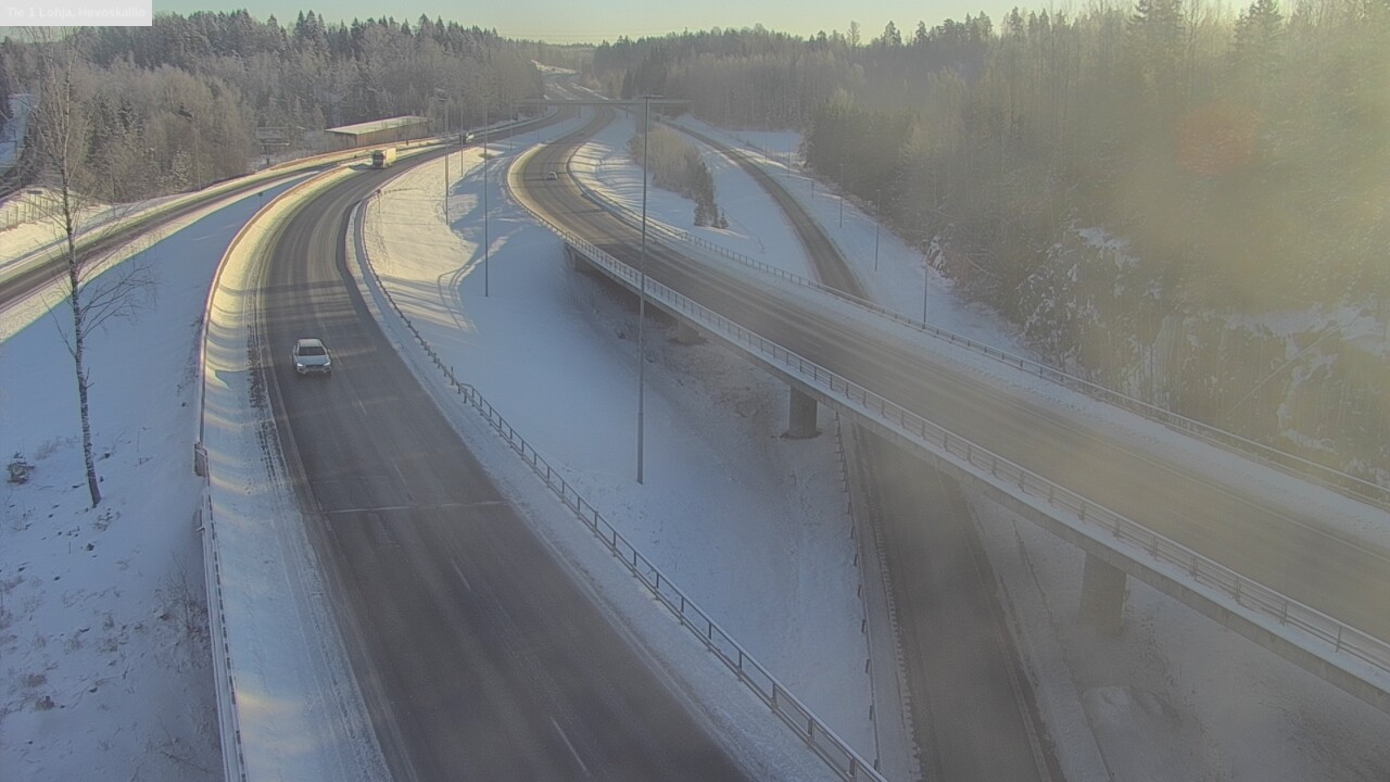 Weather Camera Image Road 1 Lohja, Hevoskallio, Lohja, Uusimaa
