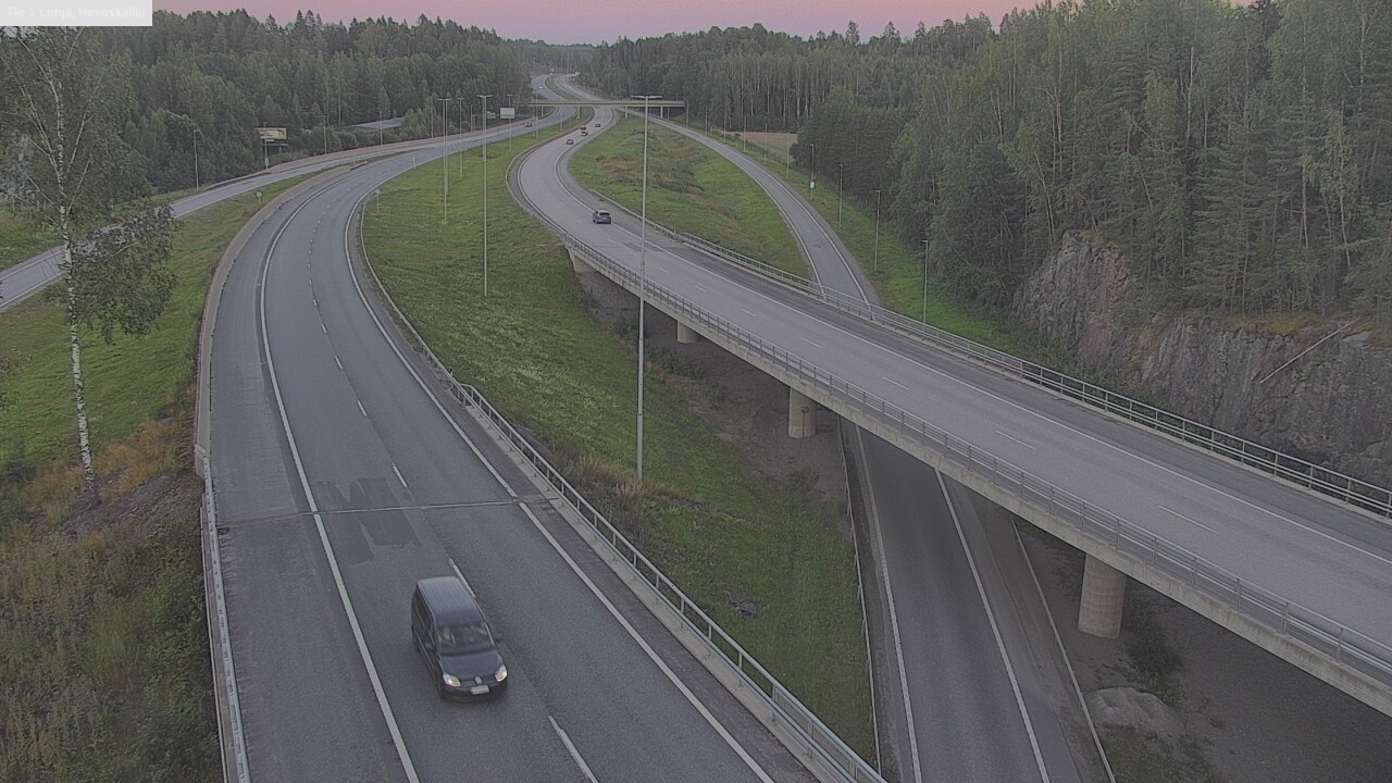 Weather Camera Image Road 1 Lohja, Hevoskallio, Lohja, Uusimaa