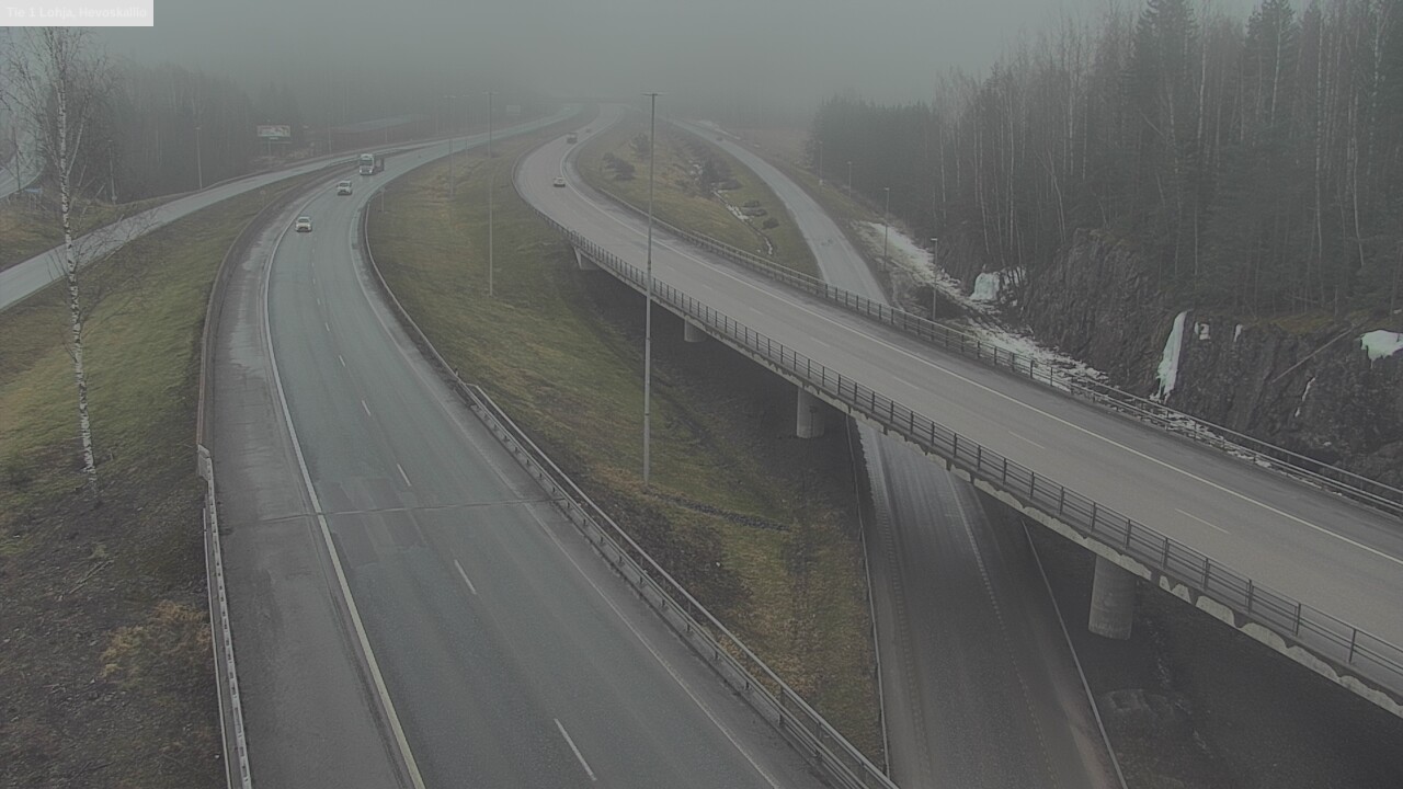 Weather Camera Image Road 1 Lohja, Hevoskallio, Lohja, Uusimaa