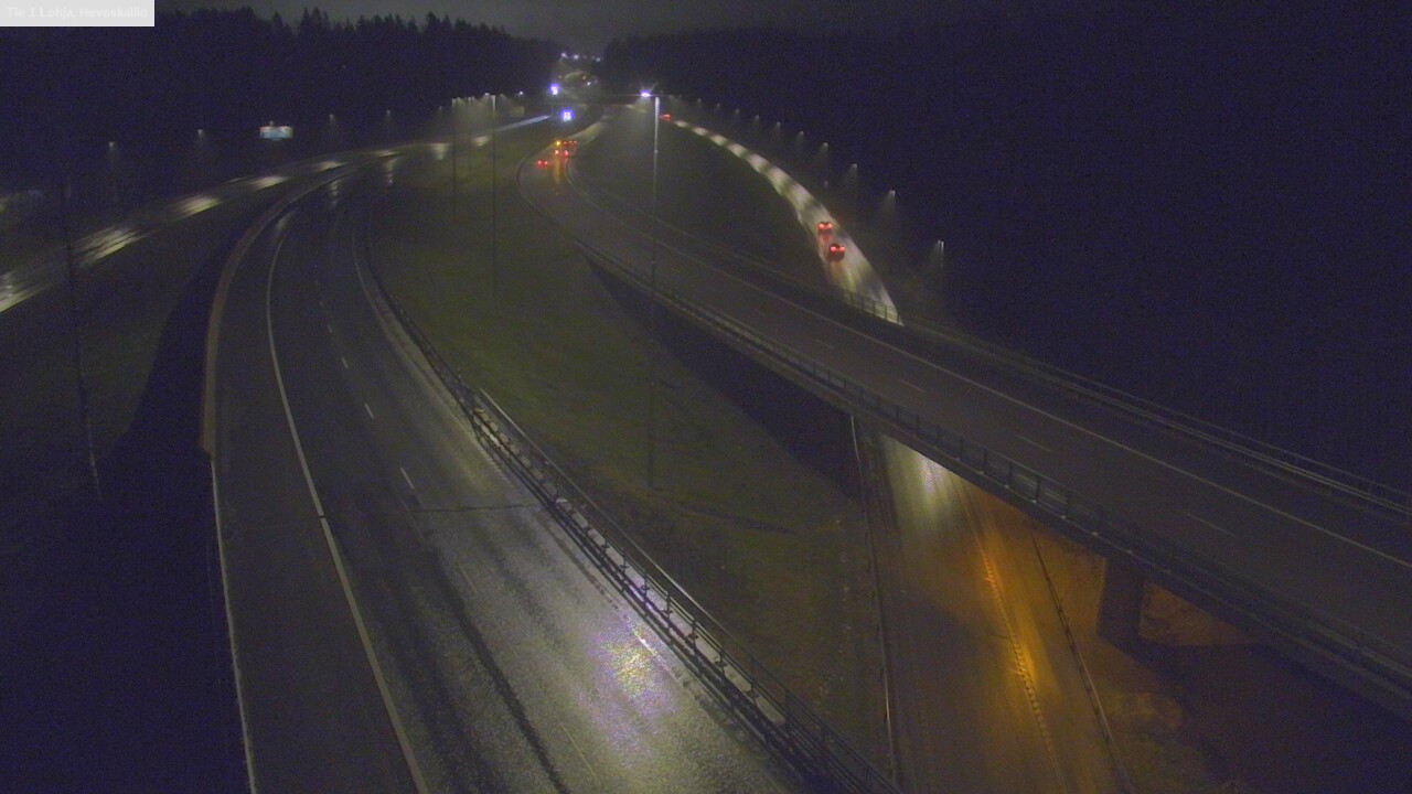 Weather Camera Image Väg 1 Lojo, Hevoskallio, Lohja, Uusimaa