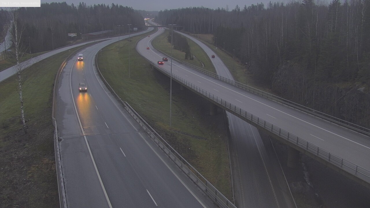 Weather Camera Image Väg 1 Lojo, Hevoskallio, Lohja, Uusimaa
