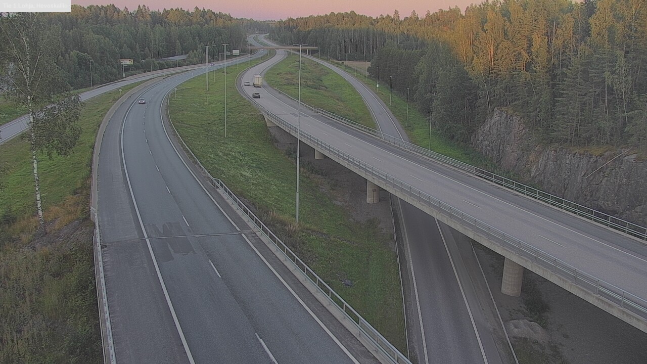 Weather Camera Image Road 1 Lohja, Hevoskallio, Lohja, Uusimaa