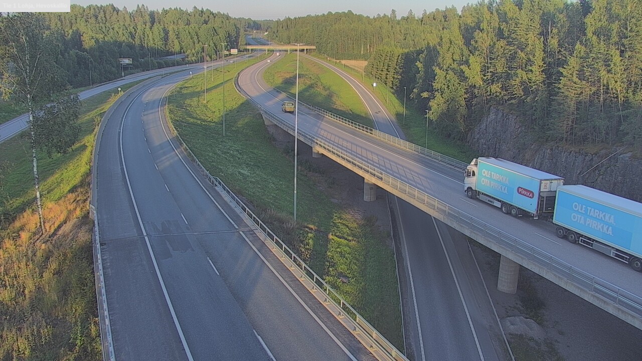 Weather Camera Image Road 1 Lohja, Hevoskallio, Lohja, Uusimaa