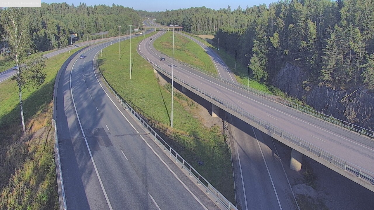 Weather Camera Image Road 1 Lohja, Hevoskallio, Lohja, Uusimaa