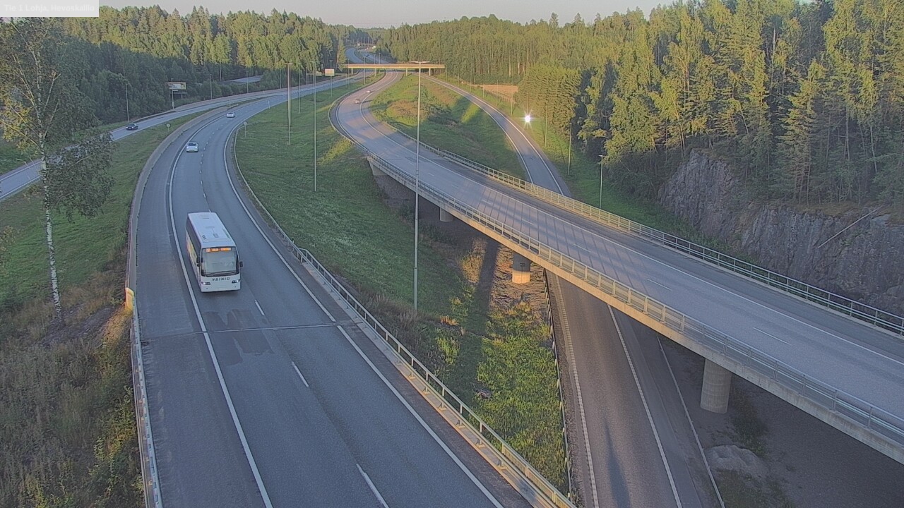 Weather Camera Image Road 1 Lohja, Hevoskallio, Lohja, Uusimaa