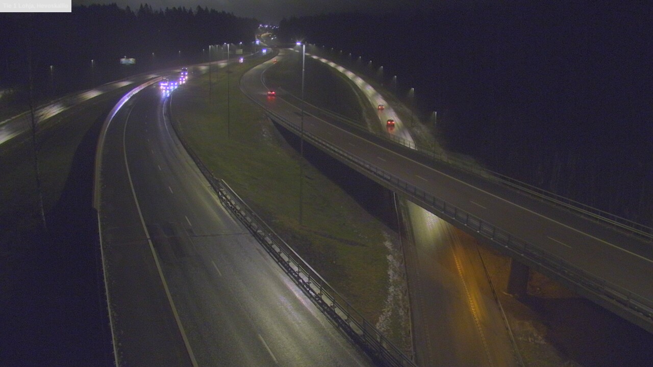 Weather Camera Image Road 1 Lohja, Hevoskallio, Lohja, Uusimaa