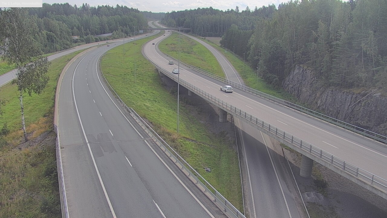 Weather Camera Image Väg 1 Lojo, Hevoskallio, Lohja, Uusimaa