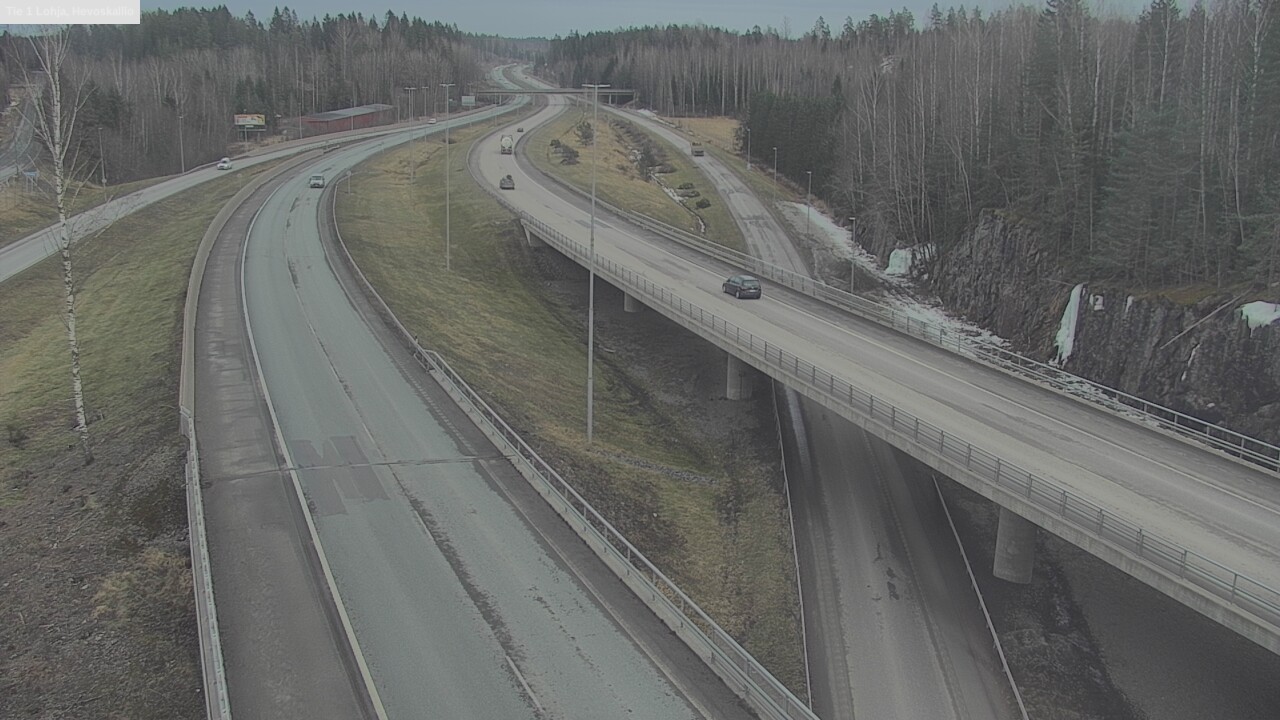 Kelikamerat Kuva Tie 1 Lohja, Hevoskallio, Lohja, Uusimaa