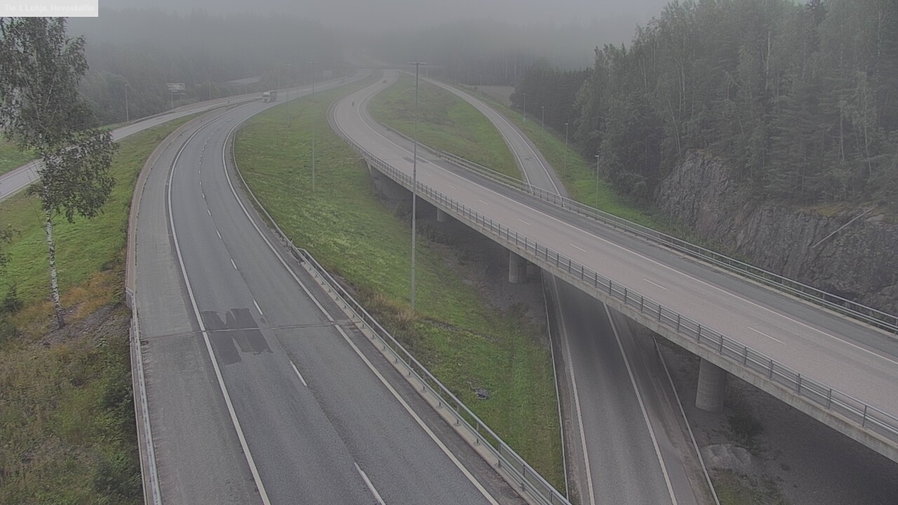 Weather Camera Image Road 1 Lohja, Hevoskallio, Lohja, Uusimaa