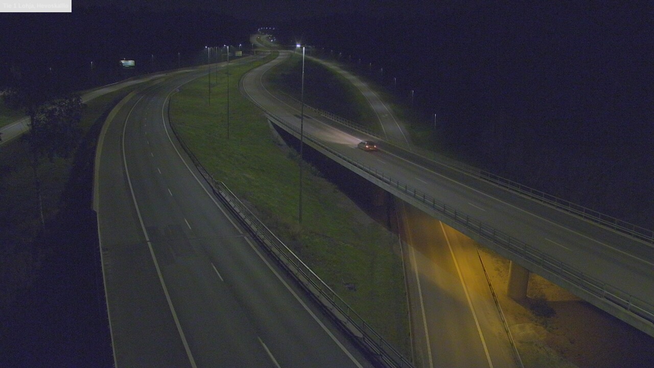 Weather Camera Image Road 1 Lohja, Hevoskallio, Lohja, Uusimaa